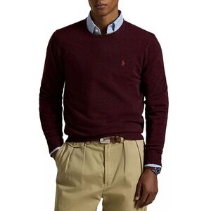 Polo Ralph Lauren Merino Wool Sweater in Wine Size 2LT